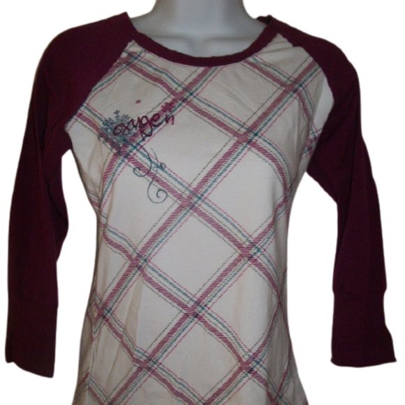3/4 Sleeves Oxygene Top Size Small